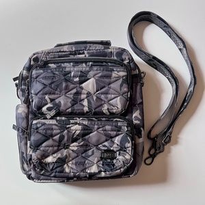 Lug Compass Crossbody Handbag, Camo Midnight NWOT